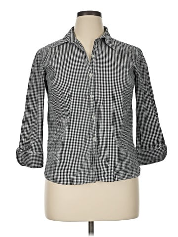 Harve Benard by Benard Holtzman 3/4 Sleeve Button-Down Shirt (view 1)