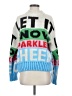 H&M Color Block Blue Pullover Sweater Size XS - photo 1