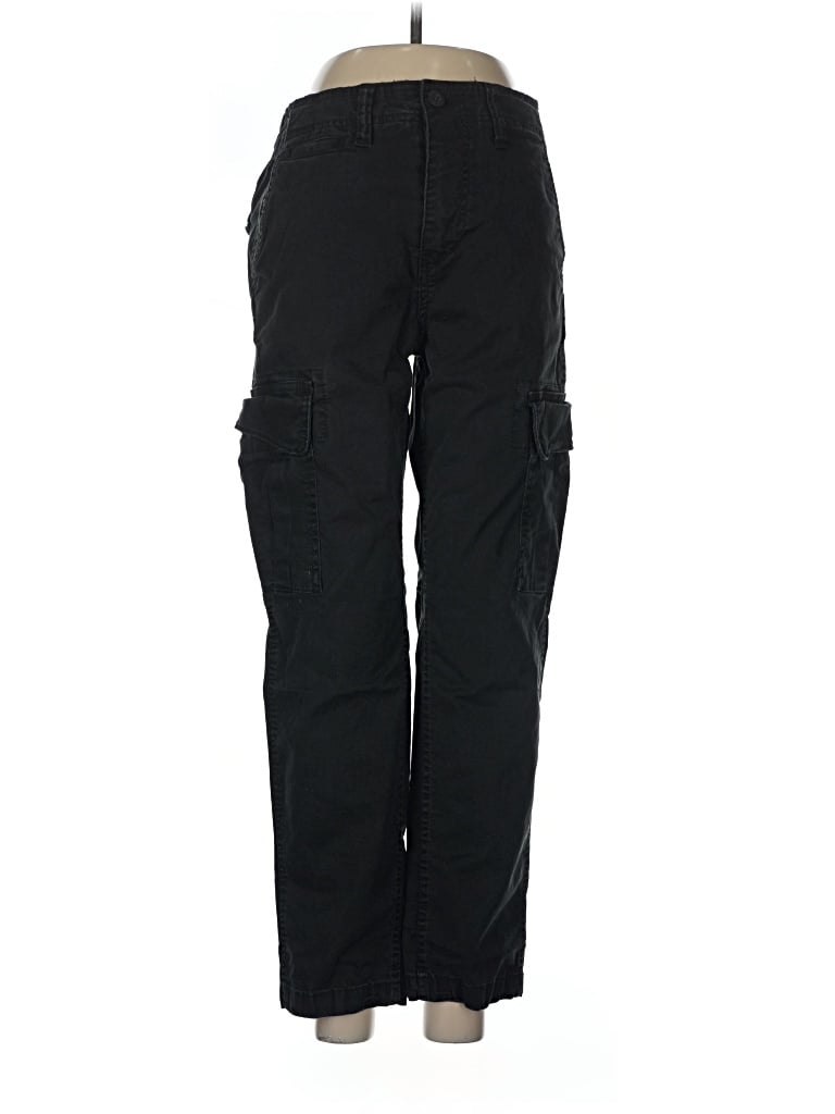 Pre-owned American Eagle Outfitters Cargo Pants In Black