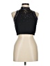 St. John Black Sleeveless Top Size 8 - photo 1