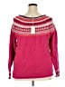 Sundance Color Block Pink Pullover Sweater Size XXL - photo 2
