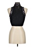 St. John Black Sleeveless Top Size 8 - photo 2