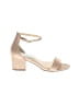 Betsey Johnson Gold Sandals Size 5 1/2 - photo 1