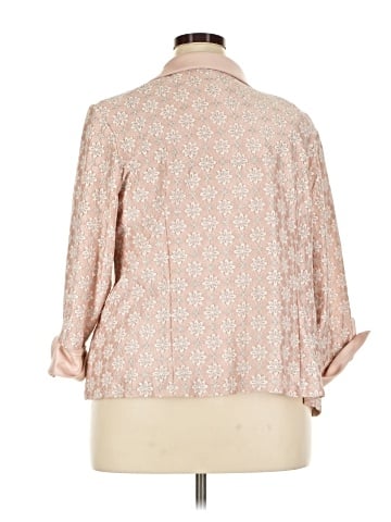 R&M Richards 3/4 Sleeve Button-Down Shirt (view 2)