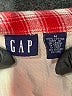 Gap 100% Cotton Checkered-gingham Red Long Sleeve Button-Down Shirt Size M - photo 7