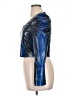 Azalea Wang Metallic Blue Jacket Size XL - photo 5