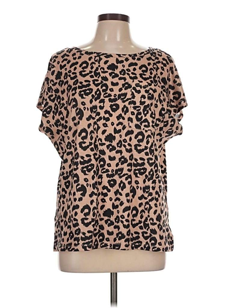 Pre-owned Merokeety Short Sleeve T-shirt In Brown