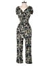 Unbranded Floral Black Green Jumpsuit Size Sm - Med - photo 1