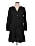 Ann Taylor LOFT 100% Polyester Black Casual Dress Size Lg Petite - photo 1