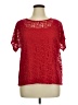 Ruby Rd. Red Short Sleeve Blouse Size XL (estimated) - photo 1