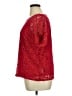 Ruby Rd. Red Short Sleeve Blouse Size XL (estimated) - photo 5