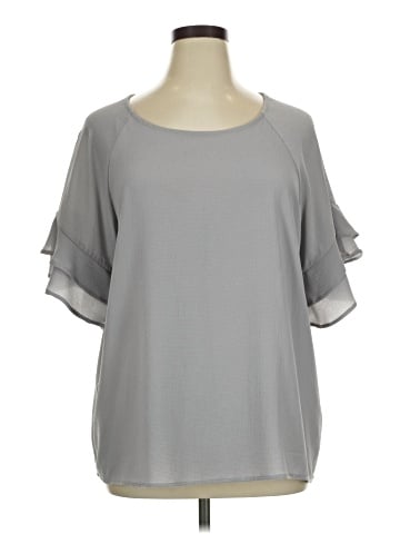 Umgee Short Sleeve Blouse (view 1)