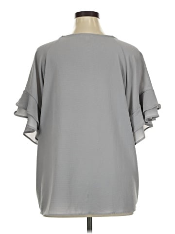 Umgee Short Sleeve Blouse (view 2)