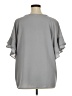 Umgee Gray Short Sleeve Blouse Size XL - photo 2