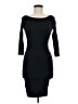 James Perse Solid Black Cocktail Dress Size Med (2) - photo 1