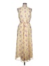 Ann Taylor Paisley Yellow Casual Dress Size 10 - photo 1