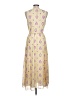 Ann Taylor Paisley Yellow Casual Dress Size 10 - photo 2