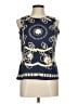 J. McLaughlin Blue Sleeveless Blouse Size M - photo 1
