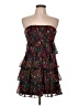 XXI 100% Polyester Paisley Black Cocktail Dress Size M - photo 1