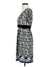 Max Studio Print Blue Casual Dress Size S - photo 5