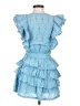 LoveShackFancy 100% Cotton Polka Dots Blue Cocktail Dress Size XS - photo 2