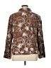 Susan Graver 100% Cotton Paisley Brown Blazer Size XL - photo 2