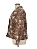 Susan Graver 100% Cotton Paisley Brown Blazer Size XL - photo 5