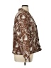Susan Graver 100% Cotton Paisley Brown Blazer Size XL - photo 4