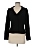 Teri Jon by Rickie Freeman Solid Black Blazer Size 8 - photo 1