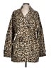 J.Crew 100% Cotton Animal Print Gold Coat Size L - photo 1
