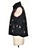 Coldwater Creek 100% Nylon Argyle Black Vest Size S - photo 5