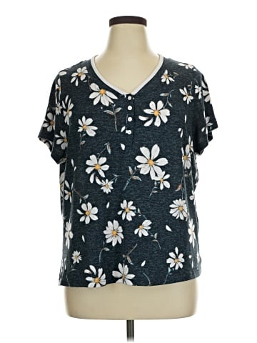 Laura Ashley Short Sleeve Blouse (view 1)