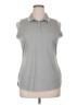 Bcg Gray Sleeveless Button-Down Shirt Size XL - photo 1