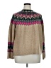 CeCe Chevron-herringbone Tan Pullover Sweater Size XL - photo 1