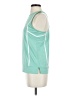 Asics 100% Polyester Teal Active Tank Size S - photo 5
