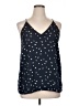 Madison 100% Polyester Blue Sleeveless Blouse Size XL - photo 1