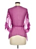Aryn K. 100% Silk Purple Kimono Size M - photo 2
