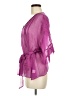 Aryn K. 100% Silk Purple Kimono Size M - photo 5