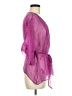 Aryn K. 100% Silk Purple Kimono Size M - photo 4