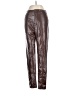 Chocolate Metallic Brown Casual Pants Size S - photo 1
