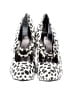 Mossimo Animal Print White Heels Size 9 - photo 2