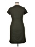 Spense Solid Green Casual Dress Size 14 - photo 2