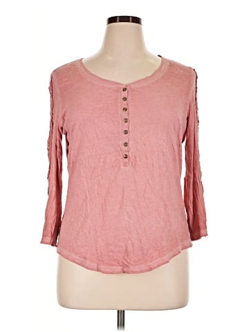 Lauren Jeans Co. 3/4 Sleeve Top (view 1)