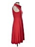 Fig Solid Red Casual Dress Size S - photo 4