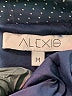 Alexis Polka Dots Blue Casual Skirt Size M - photo 4