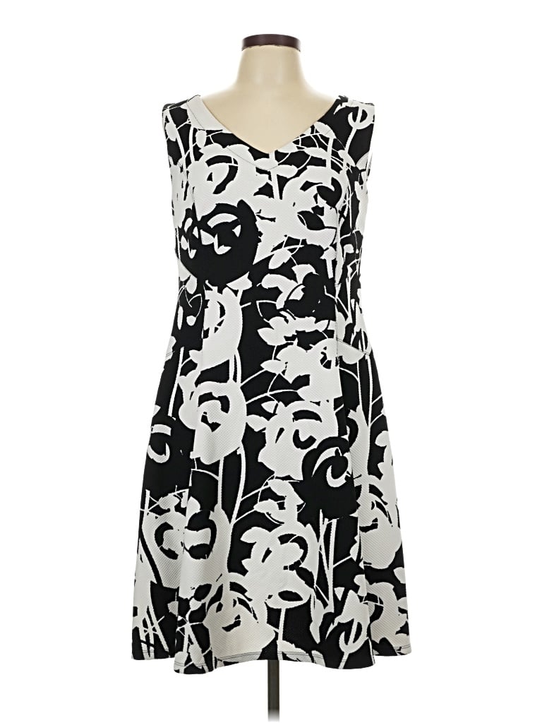 Pre-owned Peter Nygard Casual Dress In Black