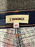 L'Agence Tweed Blue Casual Pants Size 25 waist - photo 7