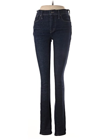 Madewell Tall 9" Mid-Rise Skinny Jeans in Orland Wash: TENCEL&trade; Denim Edition (view 1)