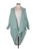 Chic Wish 100% Polyester Teal Green Cardigan Size L (estimated) - photo 1