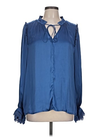 Pookie & Sebastian Long Sleeve Blouse (view 1)